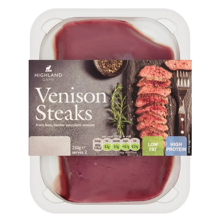 Venison Steaks 250g