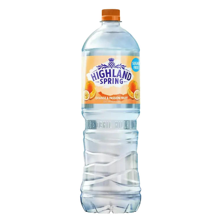 1.25L Orange & Passion Fruit Still Spring Water Bottle