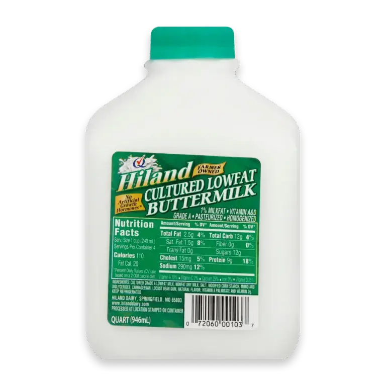 Dairy Cultured 1% Low Fat Buttermilk