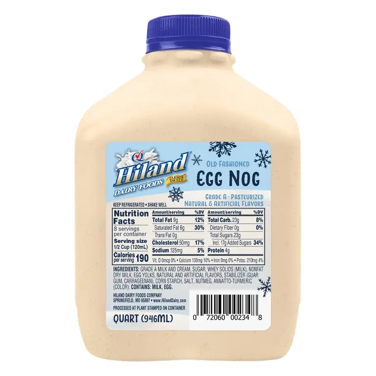 Hiland Eggnog, 32 fl oz