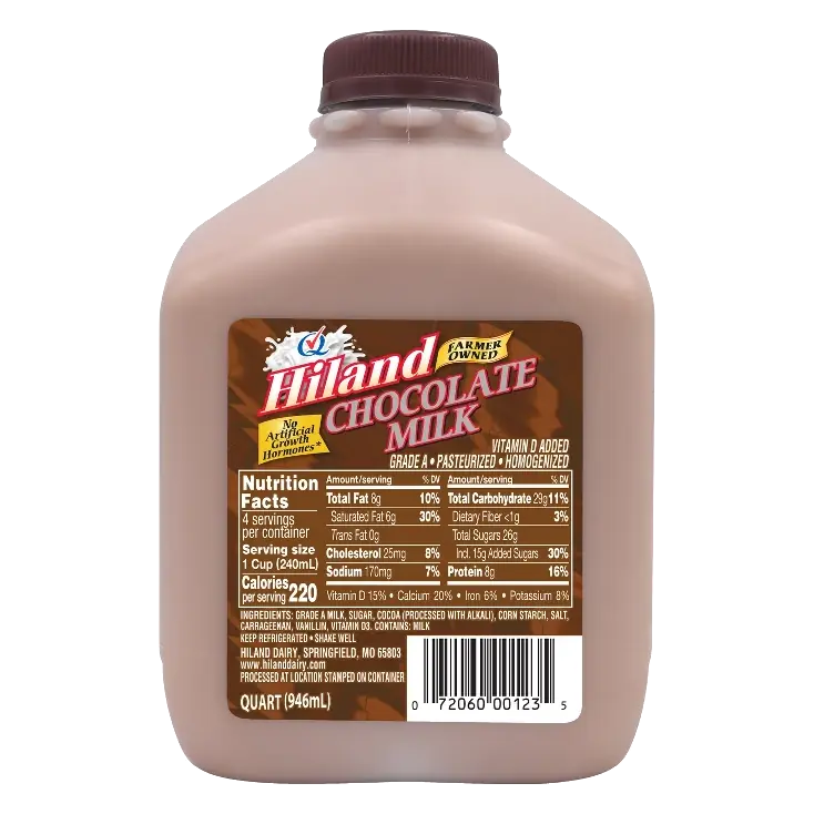 Hiland Whole Chocolate Milk, 32 fl oz