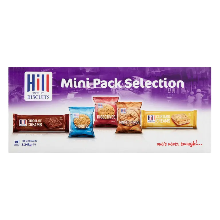 Hill Biscuits Mini Pack Selection 3.24kg