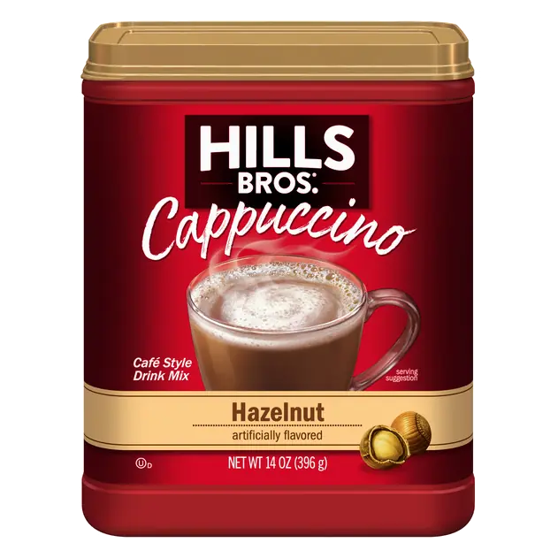 Hills Bros Hazelnut Cappuccino Drink Mix