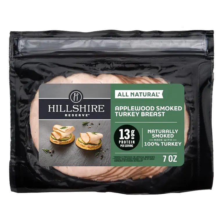 Hillshire Reserve Applewood Smoked Turkey Breast All Lunch Meat, 7oz