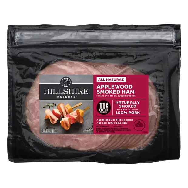 Hillshire Reserve Fully Cooked Applewood Smoked Ham Sliced