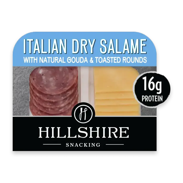Hillshire Snacking Small Plates Italian Dry Salami and Gouda Cheese