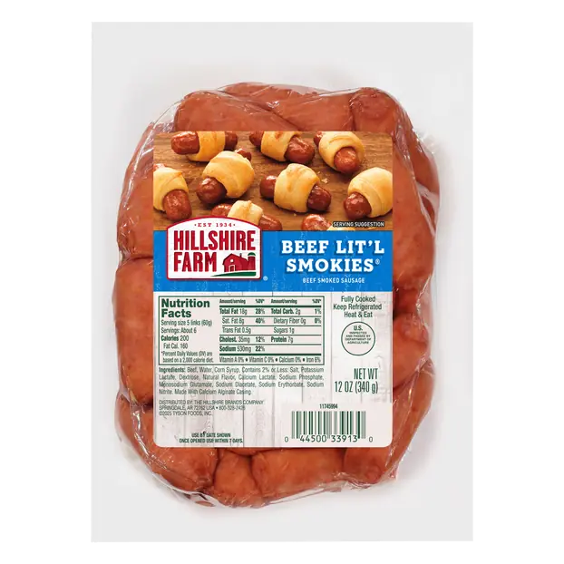 Lit'l Smokies Smoked Beef Sausage