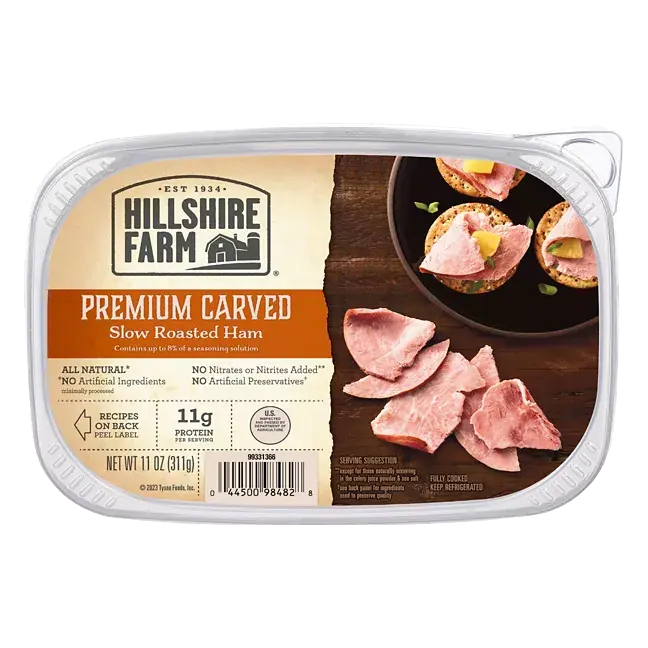 Premium Carved Slow Roasted Seasoned Ham Sandwich Meat