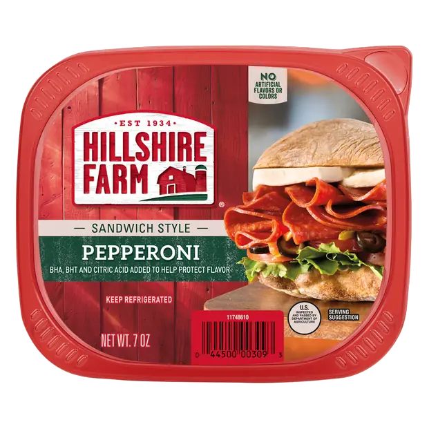 Sandwich Style Pepperoni Slices