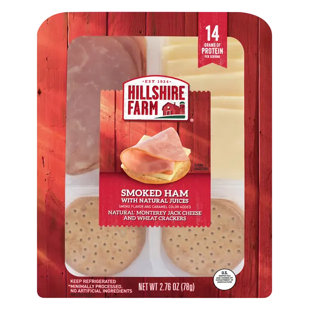 Smoked Ham Monterey Jack Cheese & Wheat Crackers