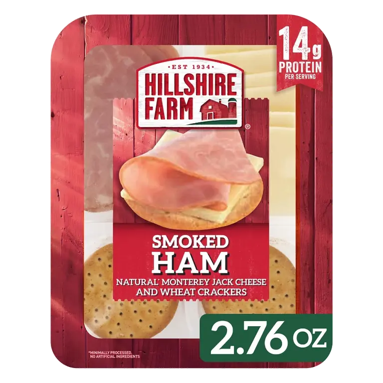 Smoked Ham with Natural Juices Monterey Jack Cheese and Wheat Crackers