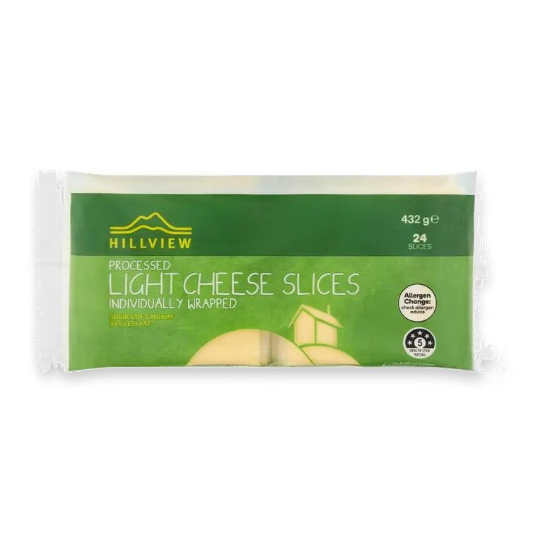 Light Cheese Slices
