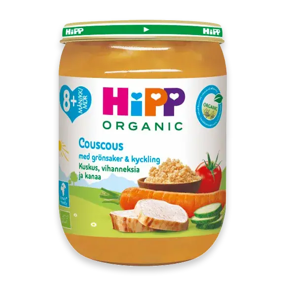 Couscous Grönsaker & Kyckling Från 8 Månader
