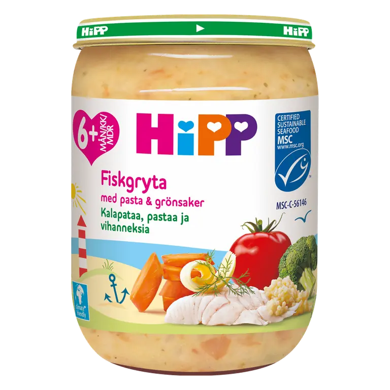 Fiskgryta Pasta Och Grönsaker