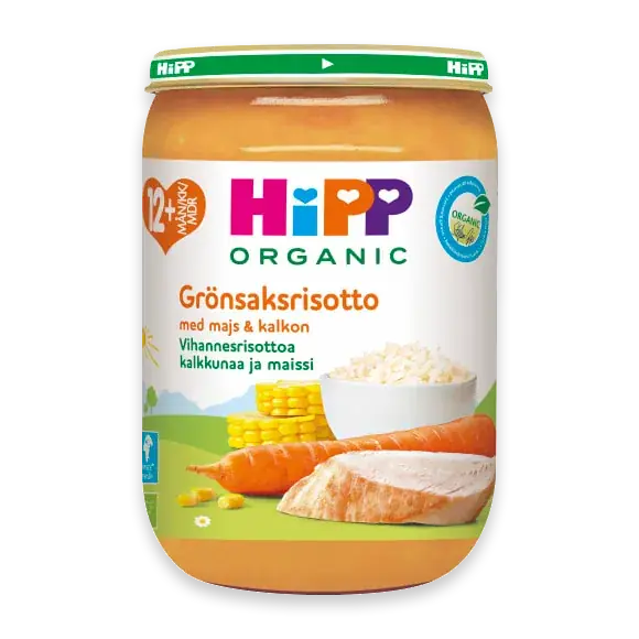 Grönsakrisotto Majs & Kalkon Från 12 Månader