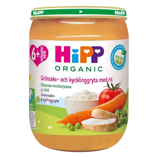 Grönsaks Kycklinggryta M Ris
