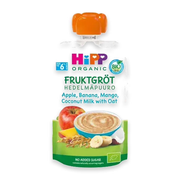 Gröt Äpple Banan Mango Från 6 Månader