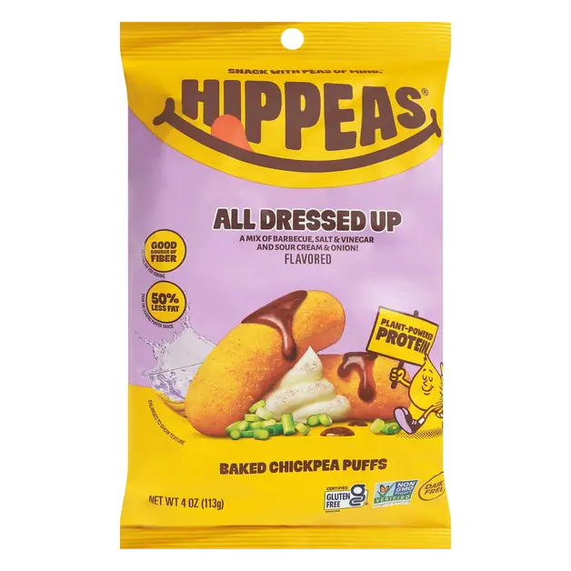 All Dressed Up Baked Chickpea Puffs