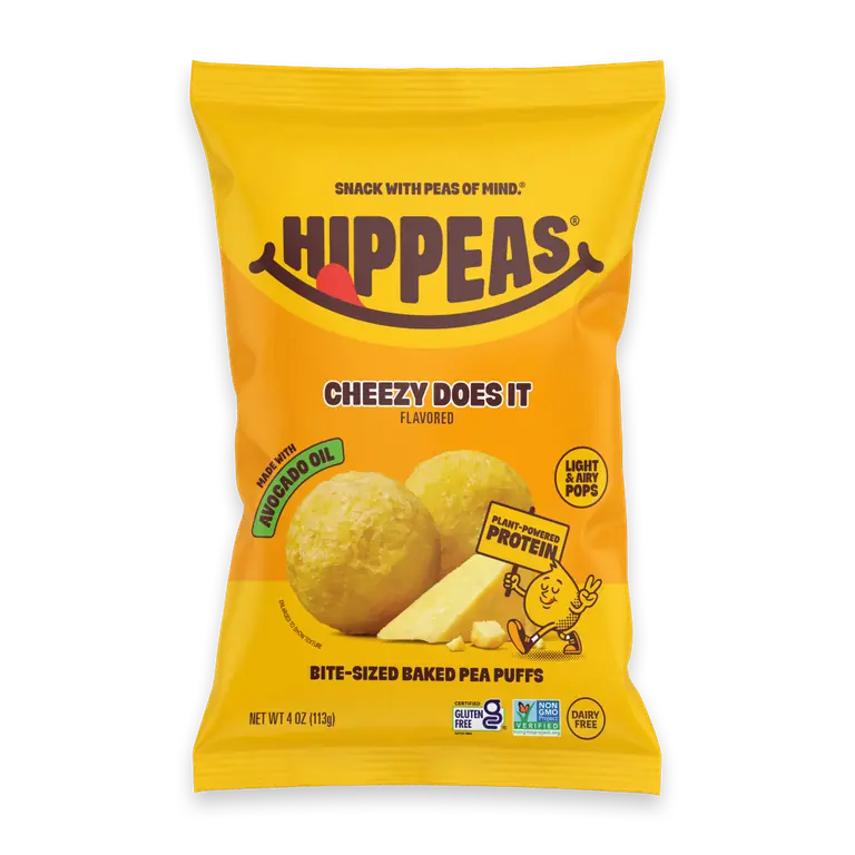 Cheezy Cheddar Flavored Pops Pea Puffs