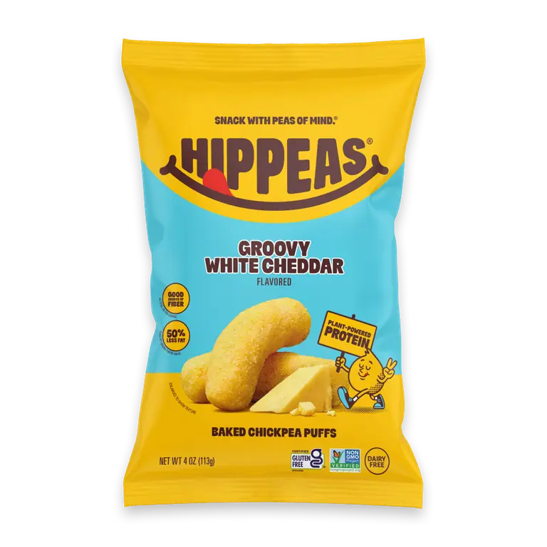Non-GMO Groovy White Cheddar Puffs