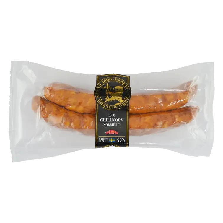 Grillkorv Norrhultsgrill 1898 90% Kötthalt 230g