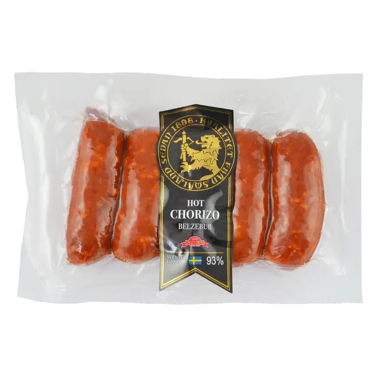 Kryddkorv Chorizo Belzebub Het 93% Kötthalt 230g