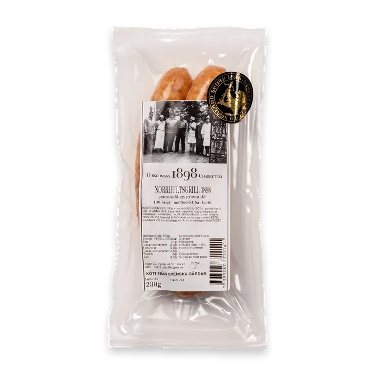 Norrhultsgrillkorv 1898 230g