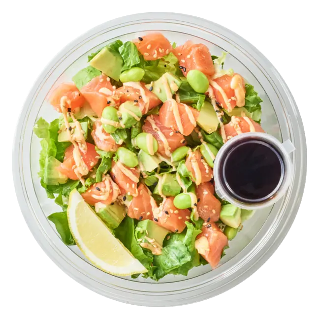Salmon Avocado Glow Bowl Raw (Avail. 11am - 7pm).