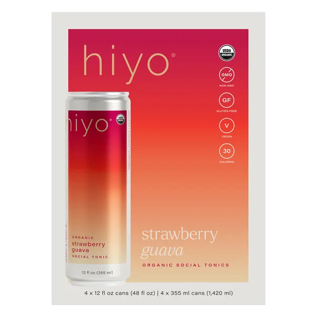 Organic Strawberry Guava Social Tonic - 4 pk