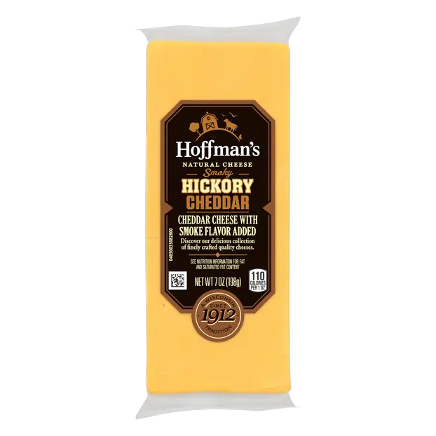 Natural Smoky Hickory Cheddar Cheese Block