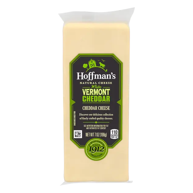 Natural Vermont White Cheddar Cheese Block