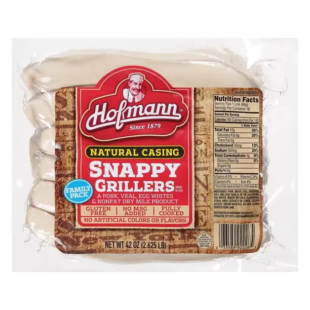 Snappy Grillers, Natural Casing, Family Pack