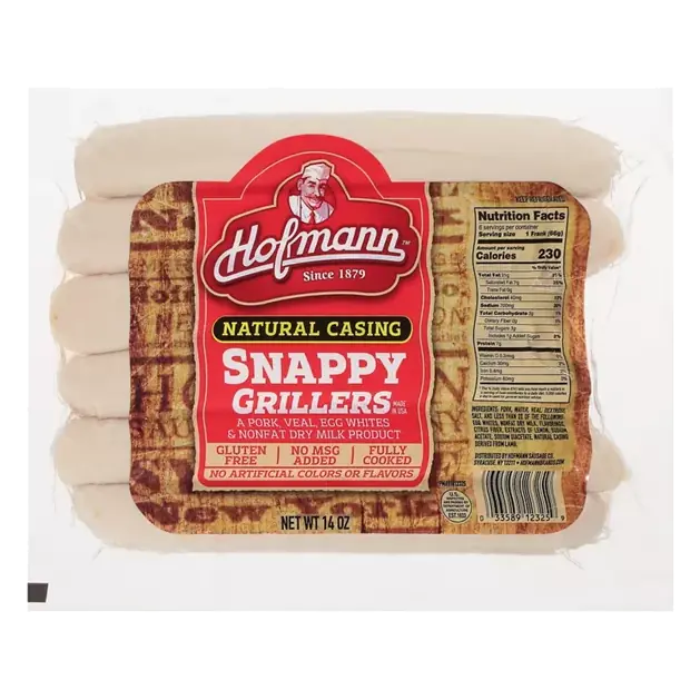 Snappy Grillers, Natural Casing