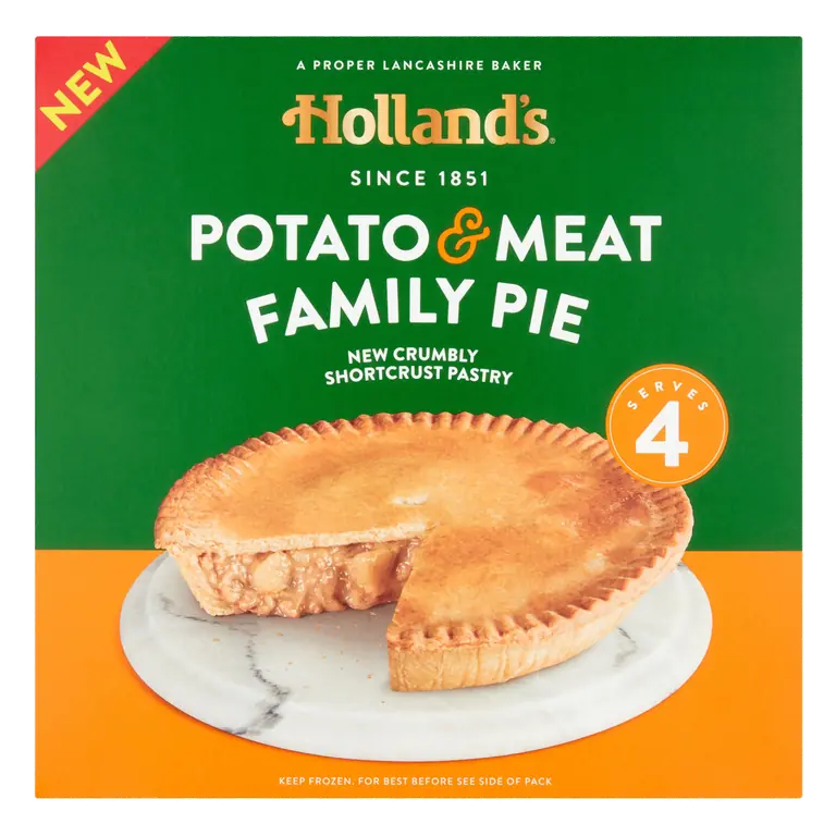 Holland's Potato & Meat Family Pie