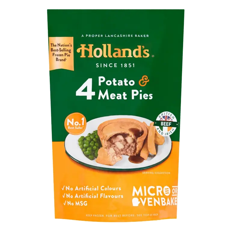 s Potato & Meat Pies (4x184g)