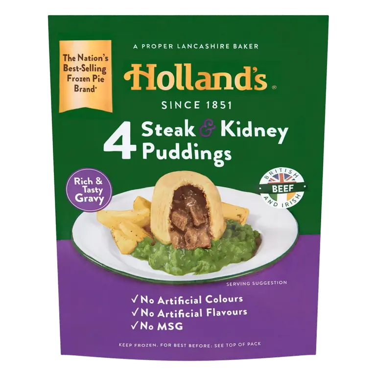 Steak & Kidney Puddings x4