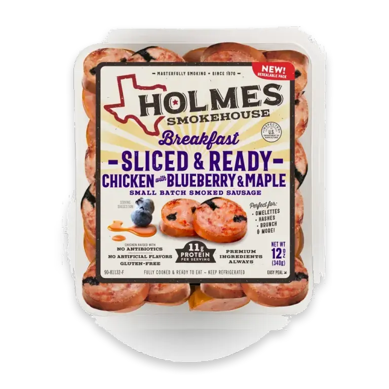 Blueberry Maple Sliced Smoked Chicken Sausage