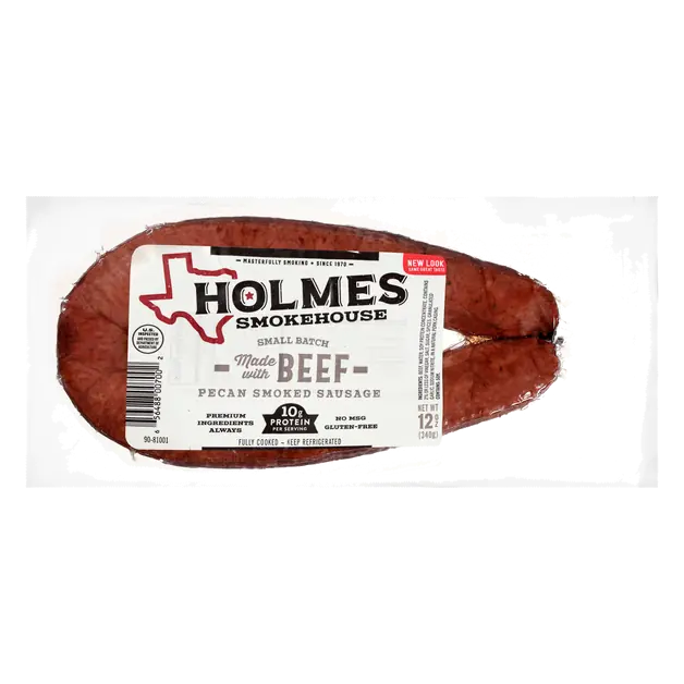 Original Pecan Beef Smoked Sausage Rope