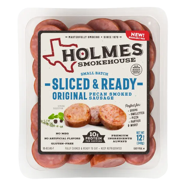 Sliced Original Pecan Smoked Sausage