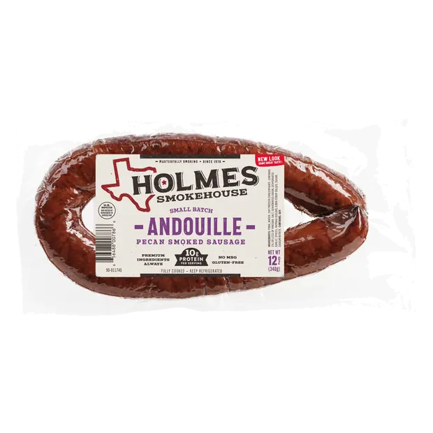 Small Batch Andouille Pecan Smoked Sausage Rope