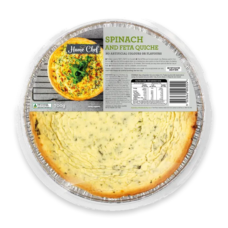 Quiche Spinach & Feta Chilled Meal
