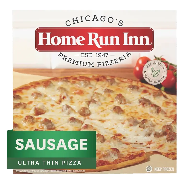 Home Run Inn Ultra Thin Crust Sausage Pizza, 19oz