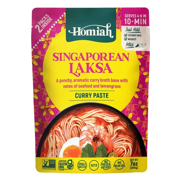 Homiah Singaporean Laksa Curry Paste, 7oz