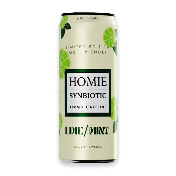 Homie Lime Mint Energidryck