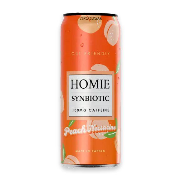 Homie Peach Nectarine Energidryck