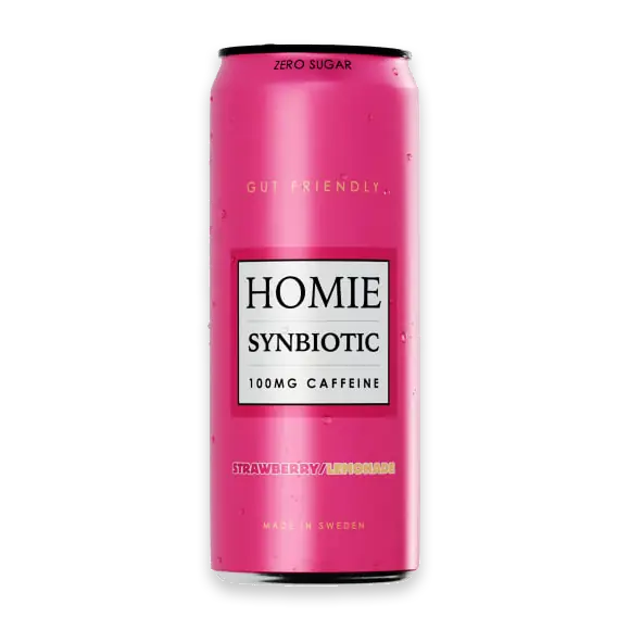 Homie Wake Up Strawberr lemon Energidryck