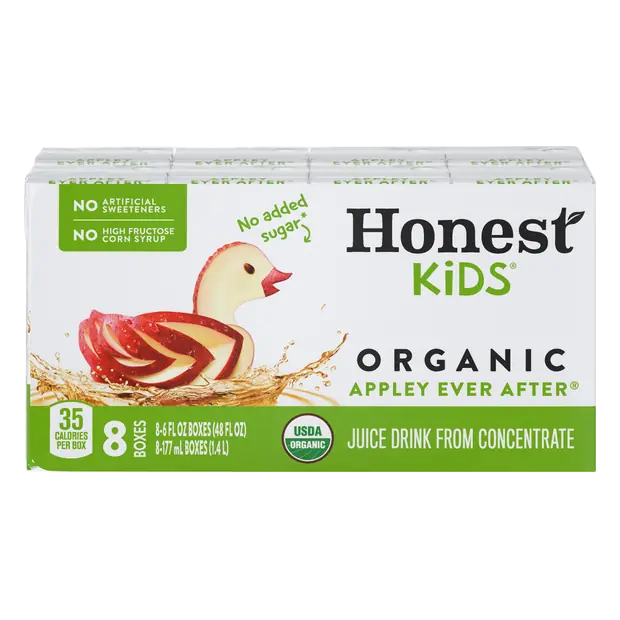 Apple Juice Drink Boxes Organic - 8 pk
