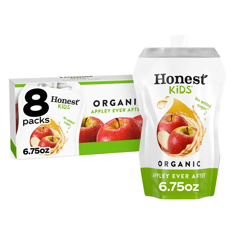 Honest Kids Appley Ever After Organic Juice Drinks, 8pk/6.75 fl oz Pouches