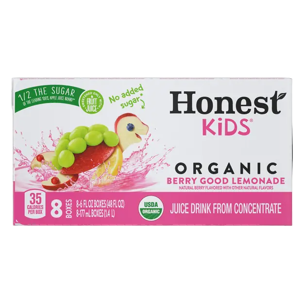 Organic Berry Good Lemonade Juice Drink Boxes - 8 pk