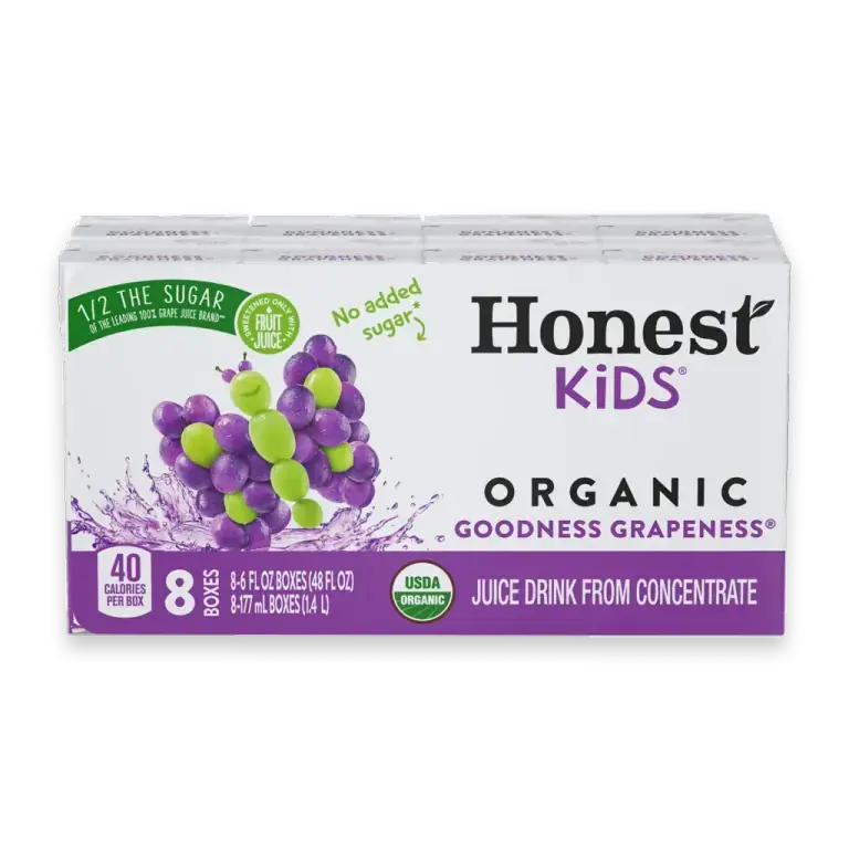 Organic Goodness Grapeness Juice Cartons